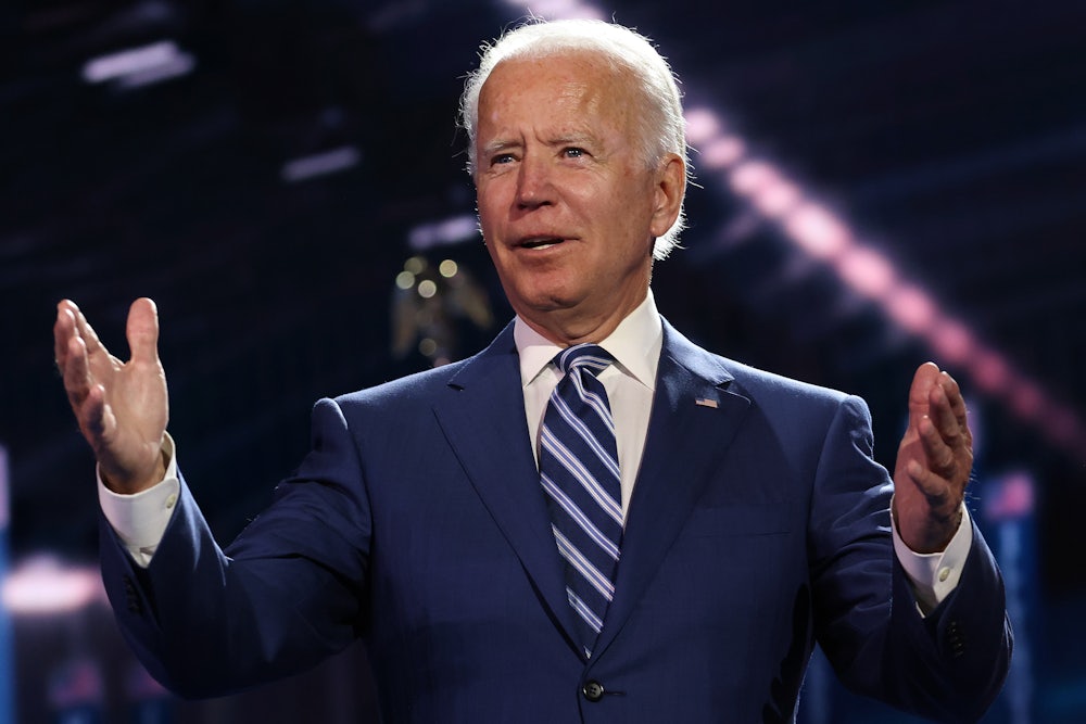 Joe Biden on the third night of the Democratic National Convention