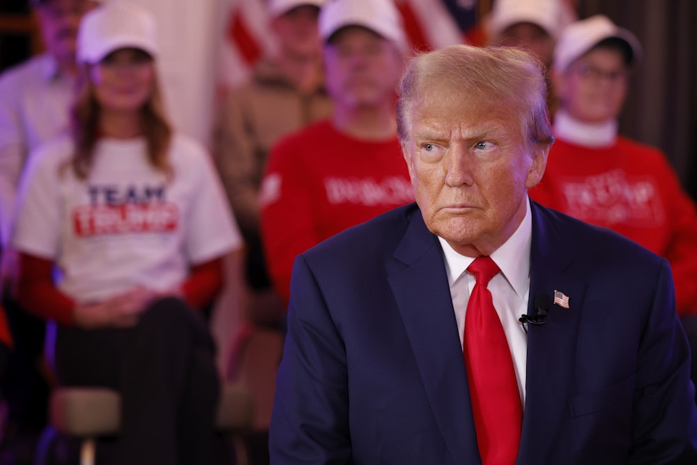 Trump looking freaked out