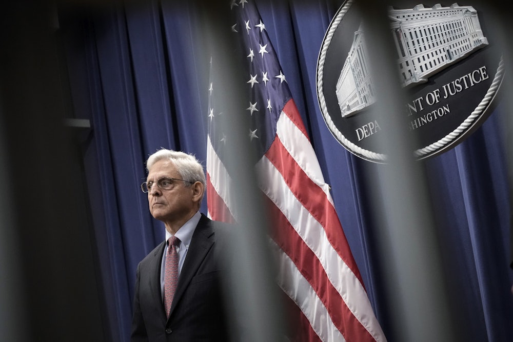 Attorney General Merrick Garland announced that the Department of Justice has filed a lawsuit seeking to block Idaho's new restrictive abortion law.