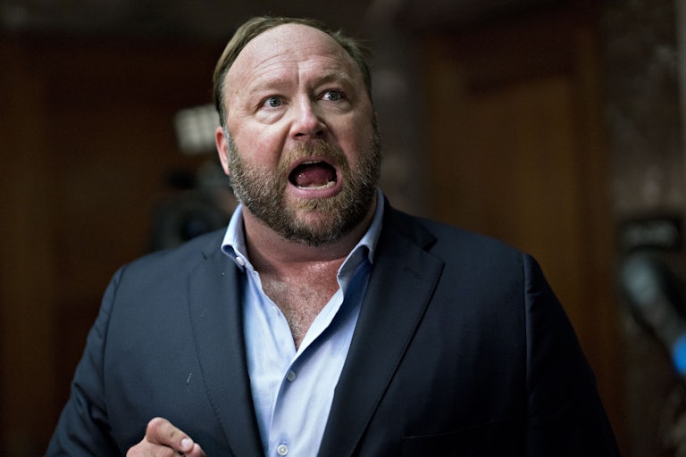 Alex Jones speaks