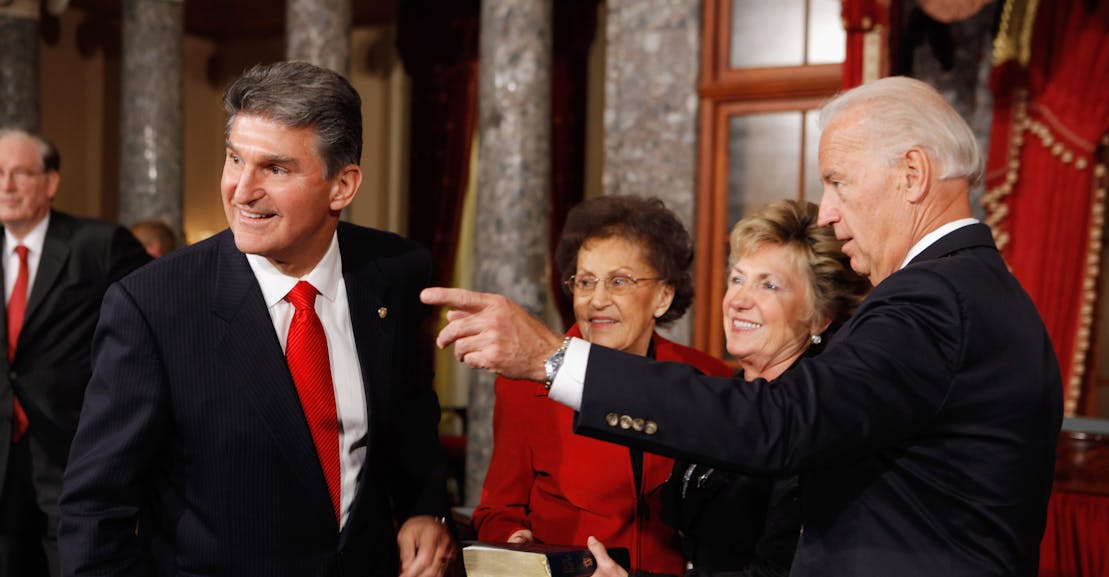 Manchin and Biden Are Two Doves, Crying Manchin and Biden Are Two Doves, Crying