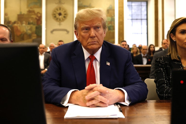 Trump at the New York state Supreme Court