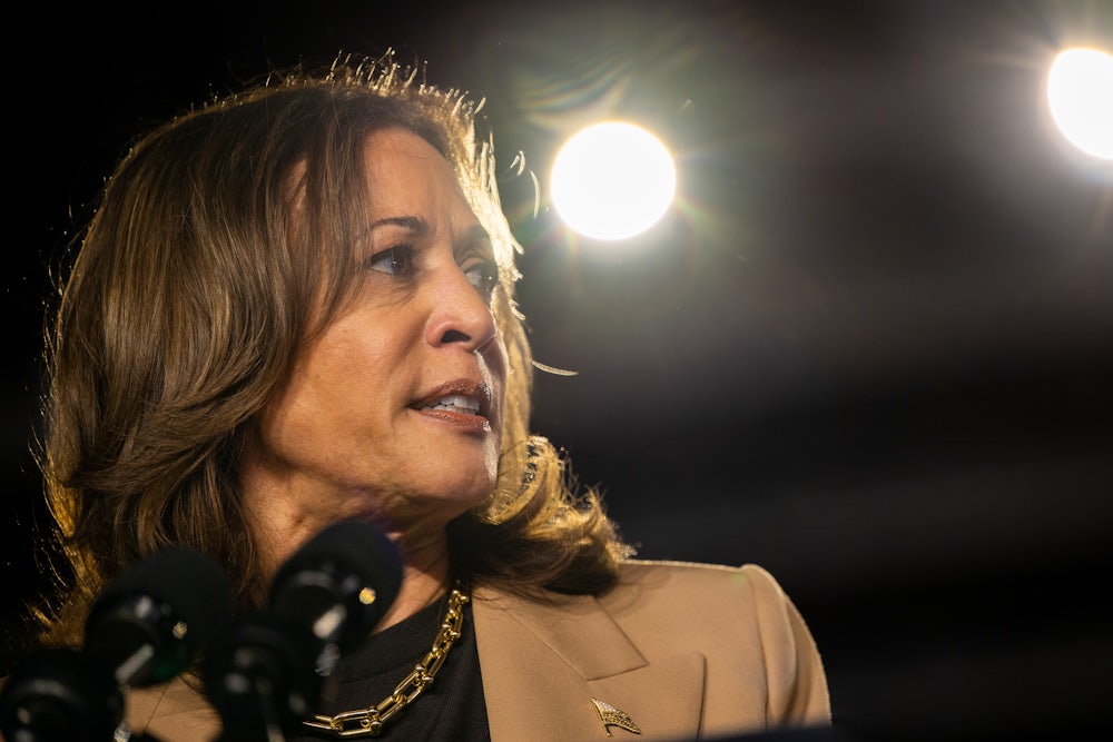 Vice President Kamala Harris in Chandler, Arizona on October 10, 2024.