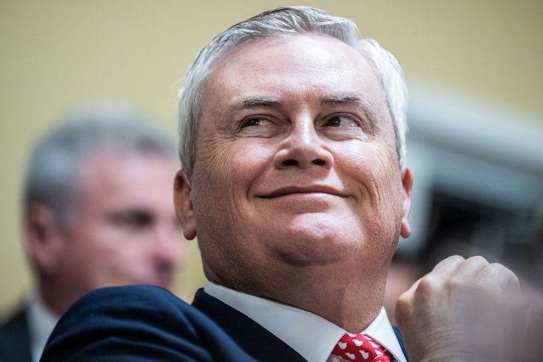 James Comer smiles during a House Rules Committee hearing