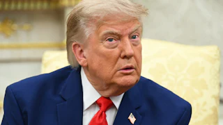 Donald Trump looking crusty