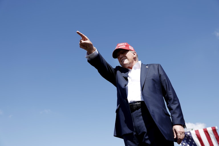 Donald Trump points