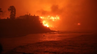 Fires burn in Los Angeles, California