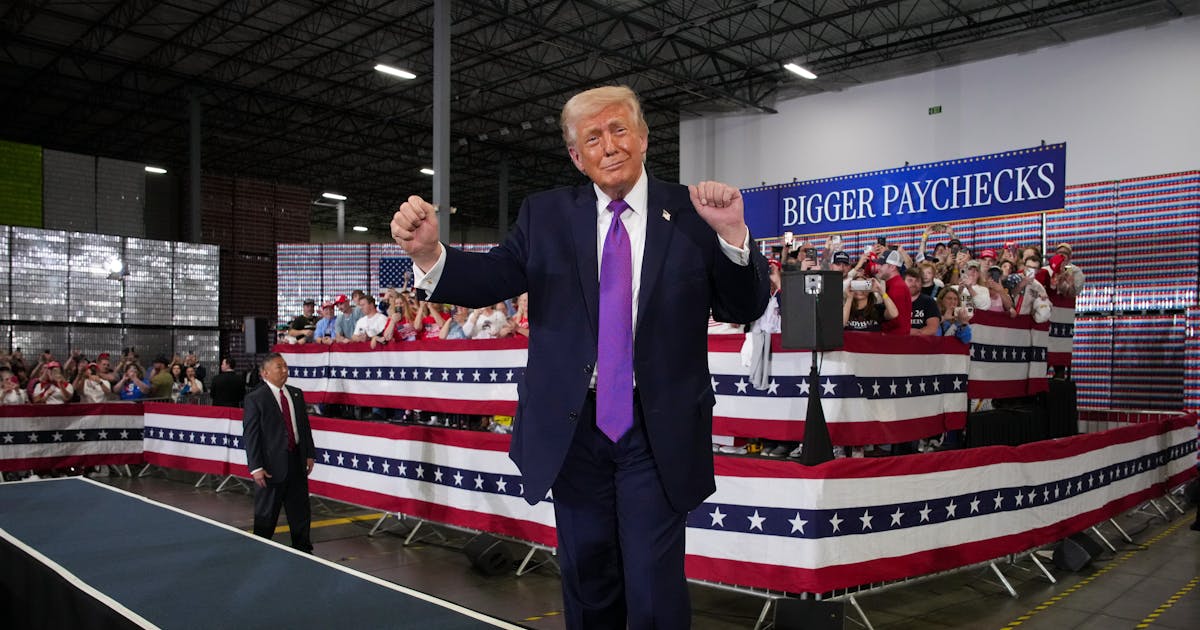 The Latest Economic Numbers Are Brutal for Trump