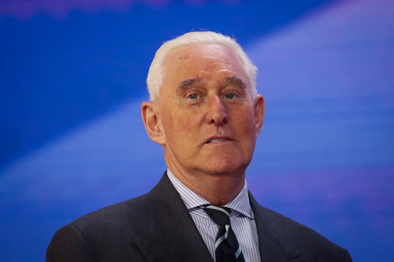 Roger Stone looks forward