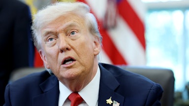 Trump looking confused