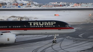 Donald Trump Jr.’s private jet lands in Nuuk, Greenland