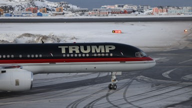 Donald Trump Jr.’s private jet lands in Nuuk, Greenland