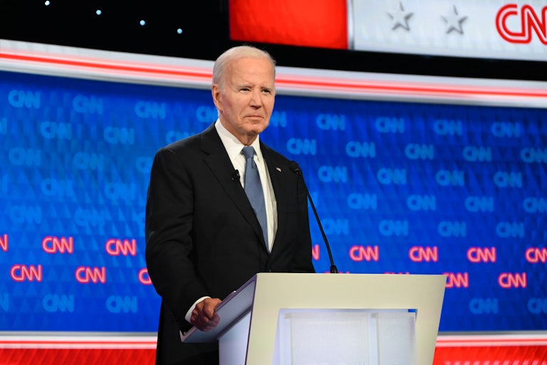 Joe Biden during the first 2024 presidential debate