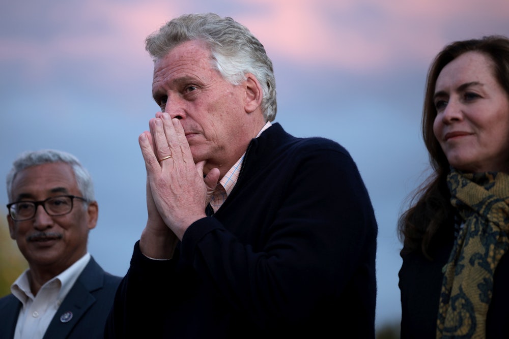 Democratic gubernatorial candidate Terry McAuliffe