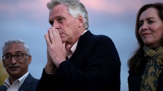 Democratic gubernatorial candidate Terry McAuliffe