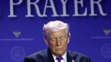 Trump at the National Prayer Breakfast
