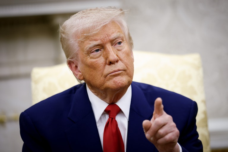 Donald Trump points
