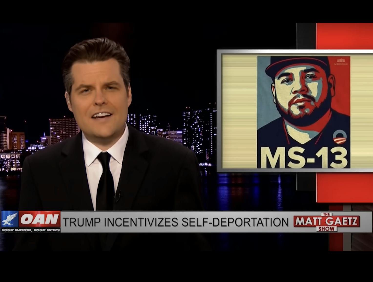 Matt Gaetz on the One America News Network