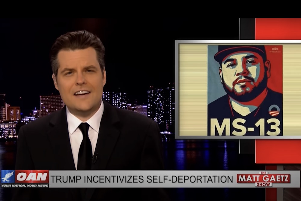 Matt Gaetz on the One America News Network