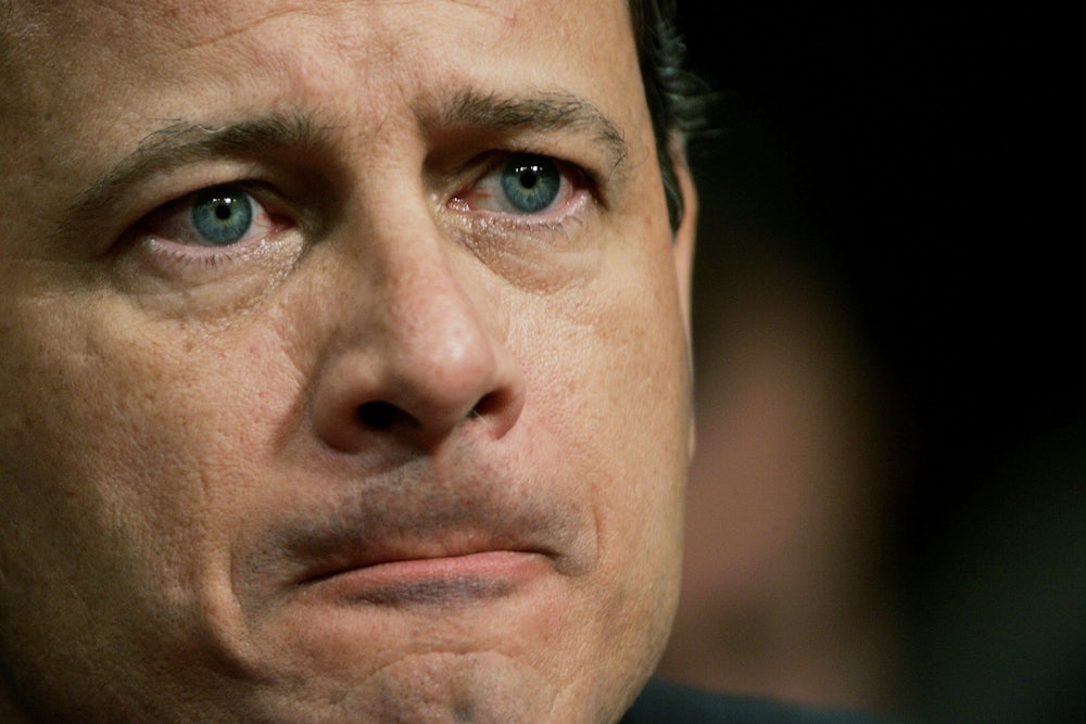 John Roberts at his Senate confirmation hearing