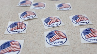 "I voted" stickers