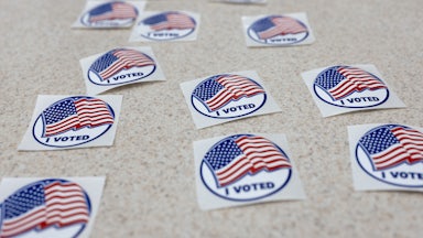 "I voted" stickers