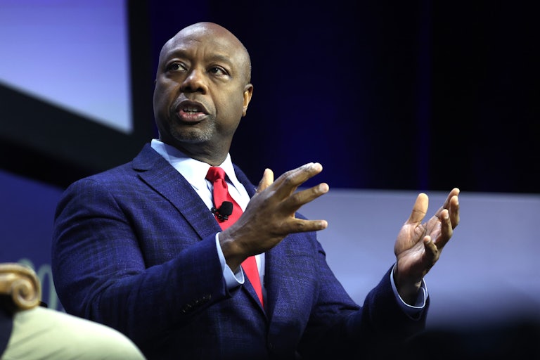 2024 Republican presidential candidate Senator Tim Scott