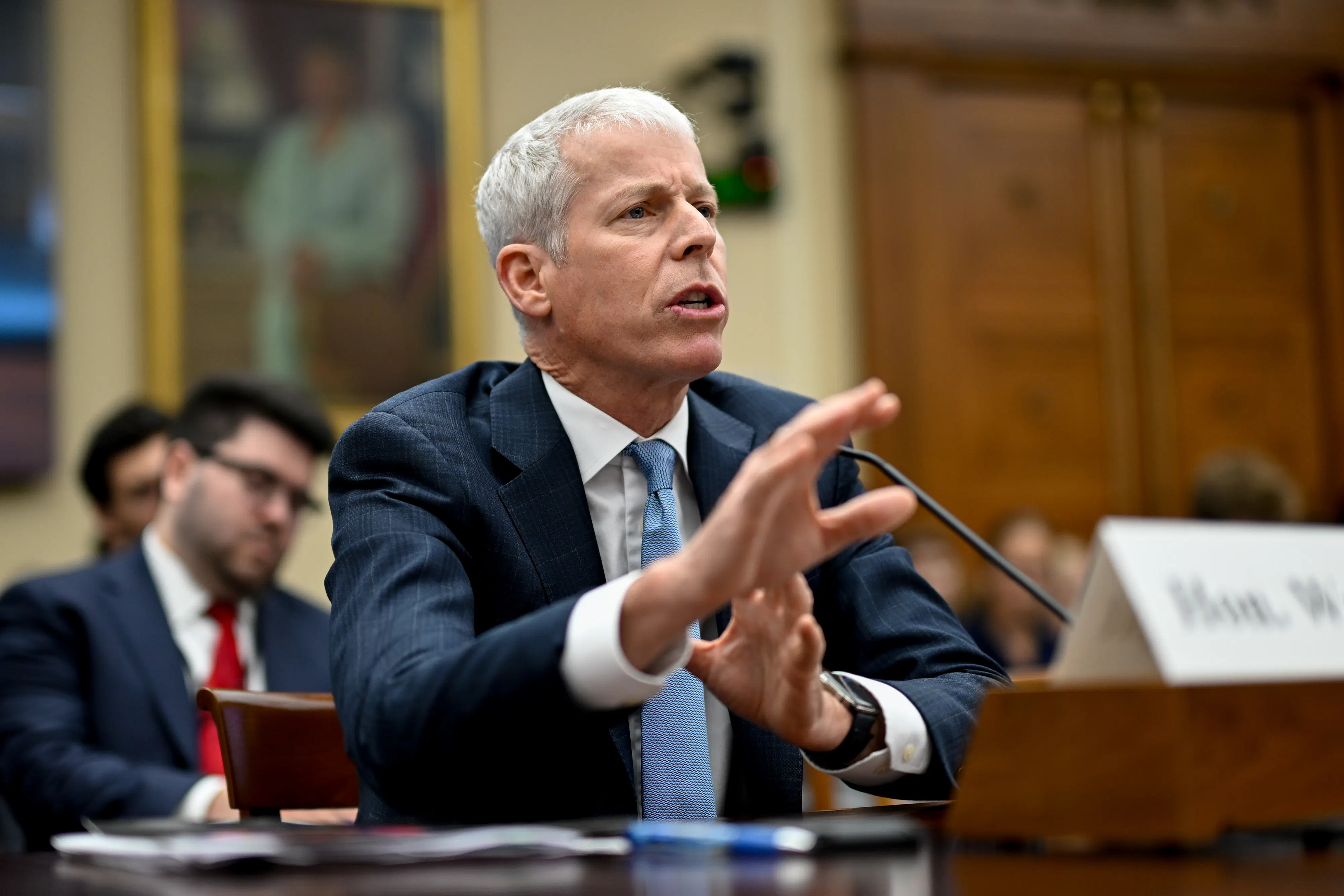 Energy Secretary Chris Wright testifies in Congress.