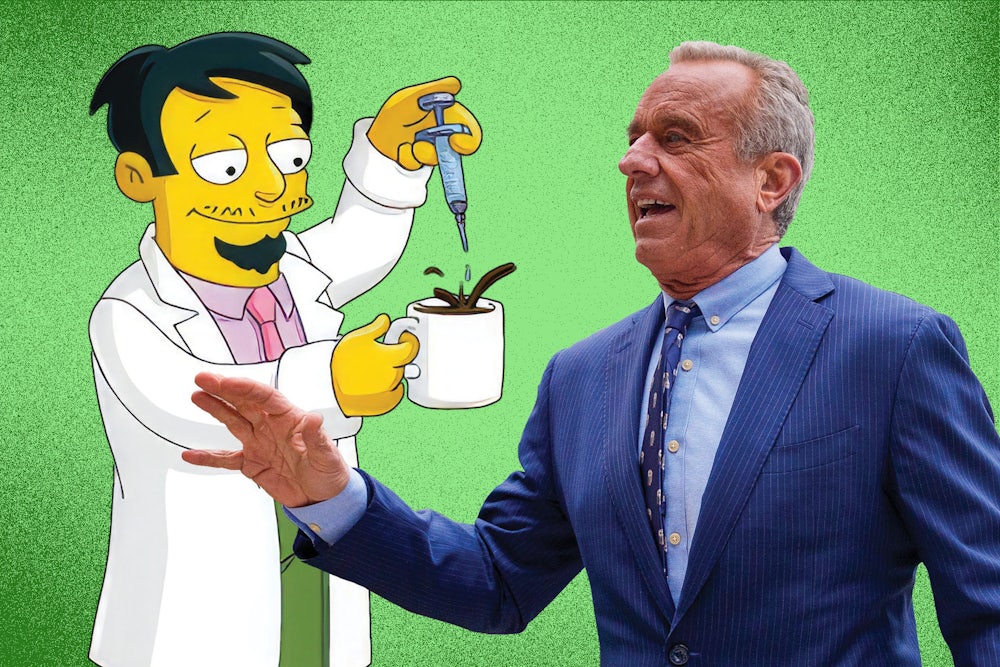 Collage of Dr. Nick and Robert F. Kennedy, Jr.