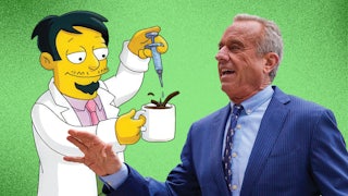 Collage of Dr. Nick and Robert F. Kennedy, Jr.