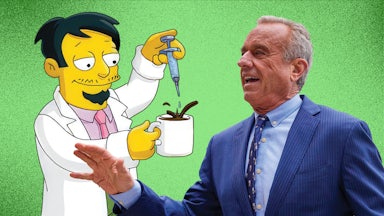 Collage of Dr. Nick and Robert F. Kennedy, Jr.