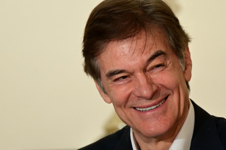 Dr. Oz smiles