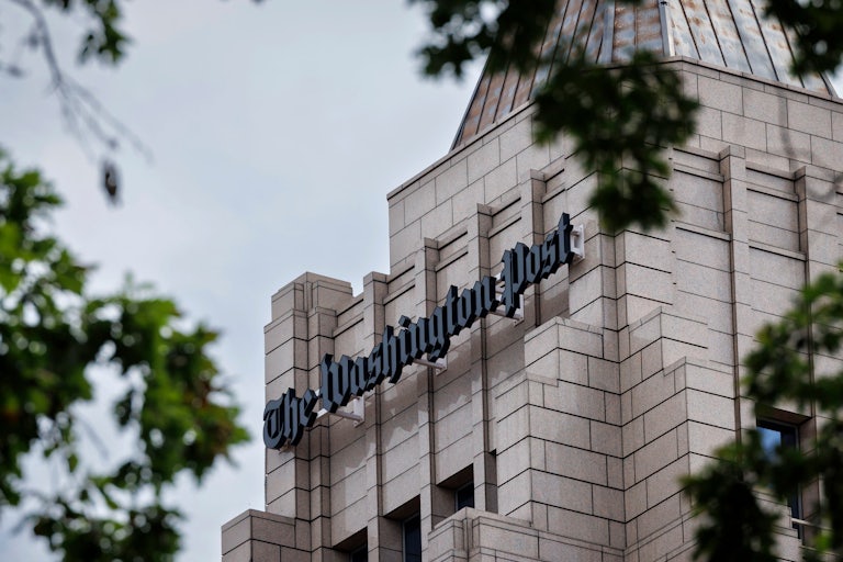 The Washington Post building in Washington, D.C.