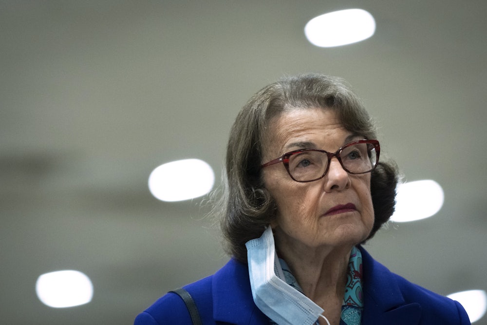 Feinstein at the U.S. Capitol