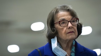 Feinstein at the U.S. Capitol