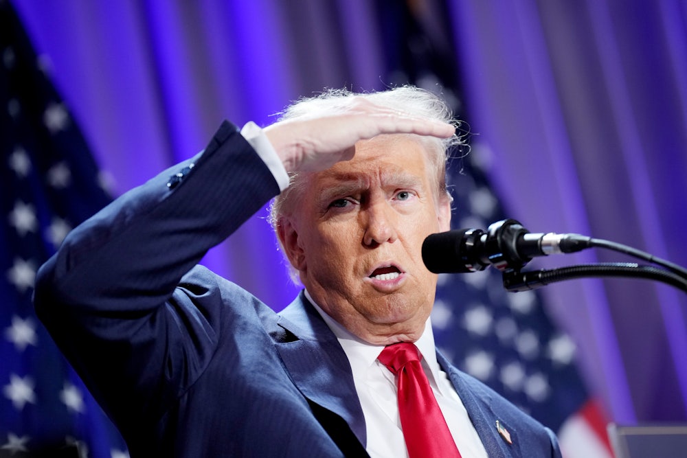 Donald Trump looks bewildered