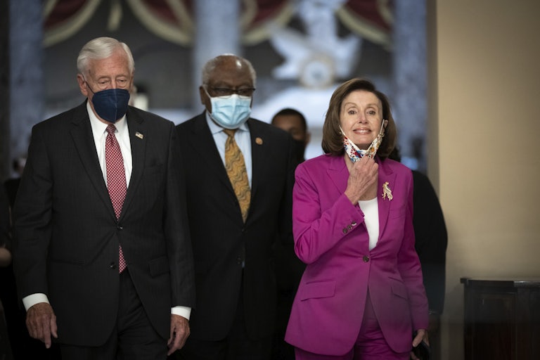 House Democrats Steny Hoyer, James Clyburn, and Nancy Pelosi