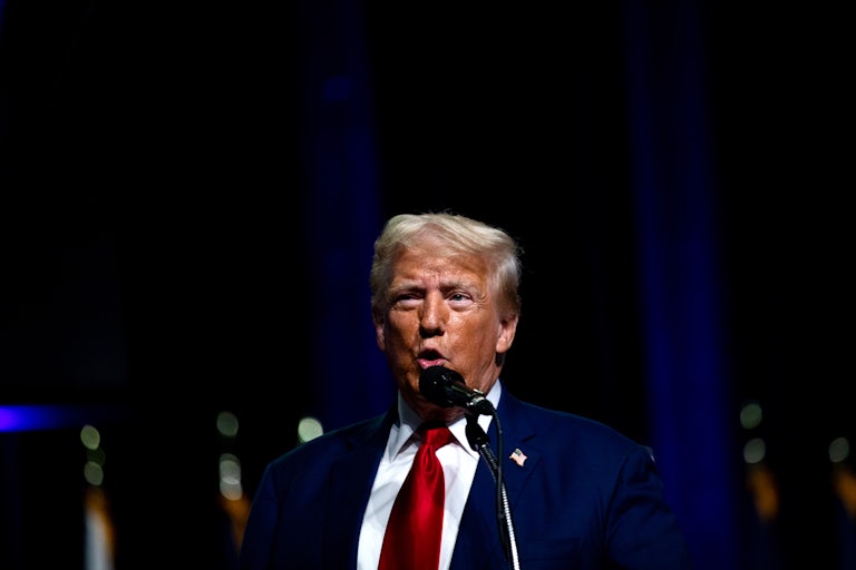 Donald Trump speaking