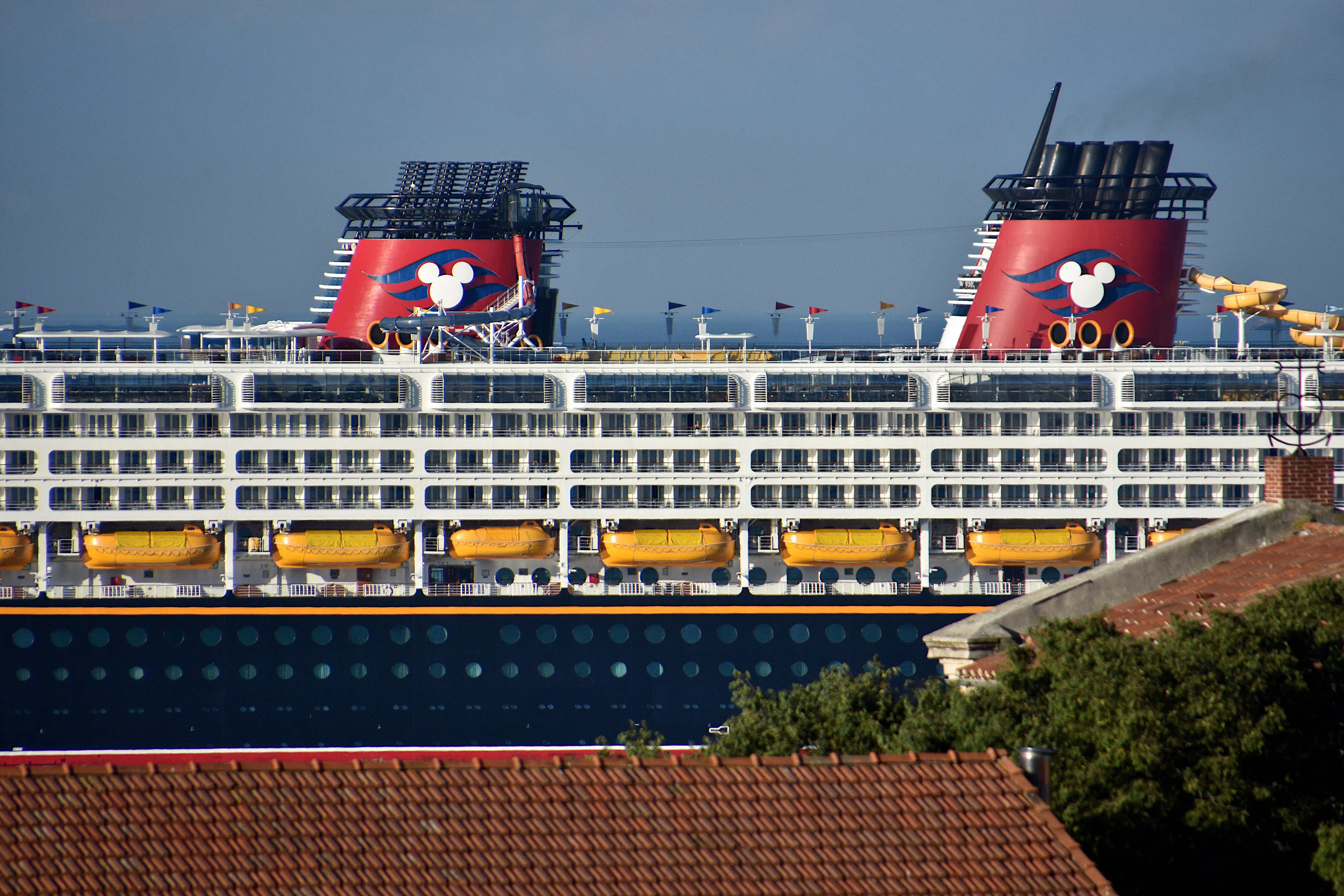 A Disney Magic cruise ship
