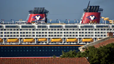 A Disney Magic cruise ship