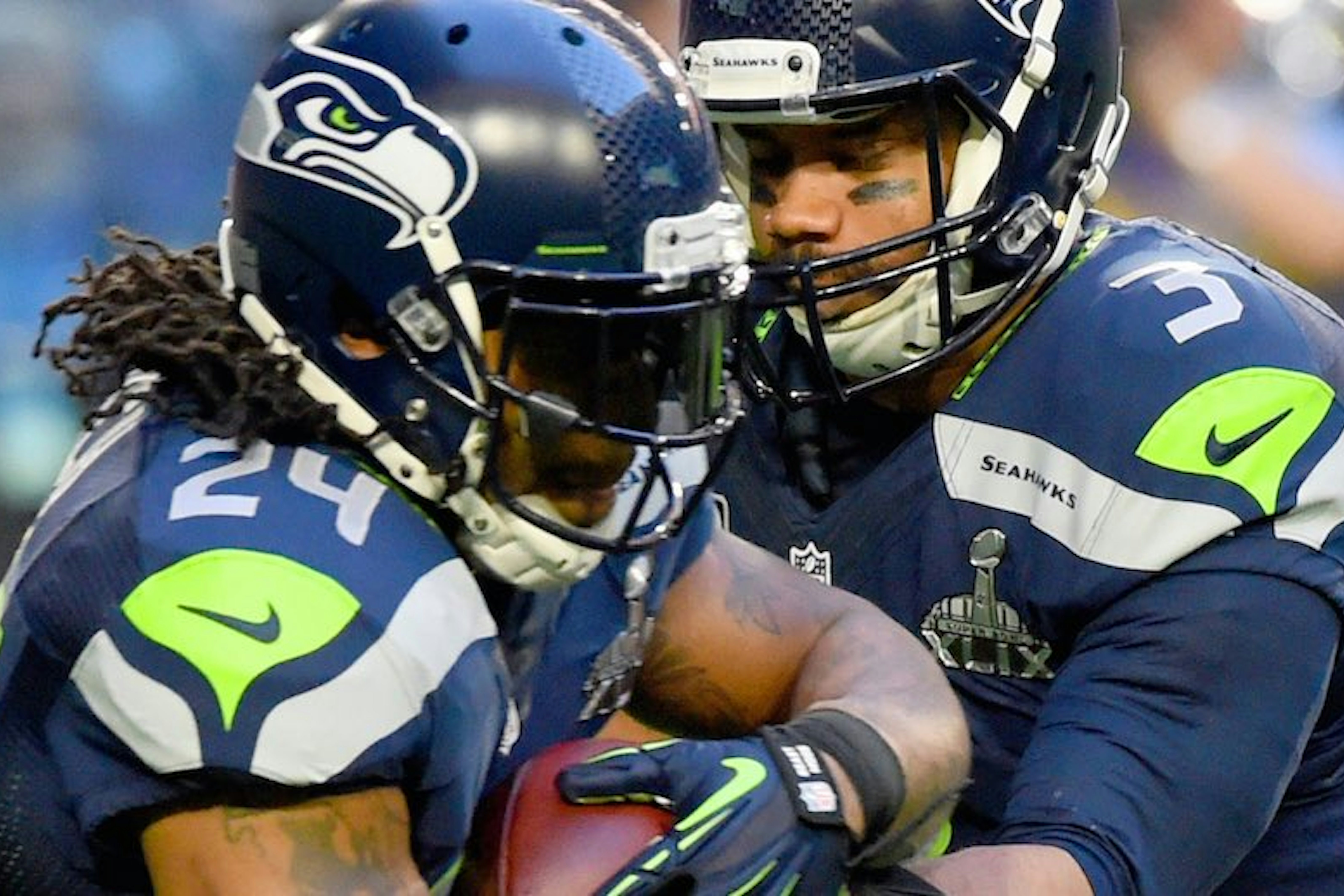Why Is The Super Bowl Ball So Dark Marshawn Lynch Super Bowl: Why Seattle Didn't Hand Him the Ball | The