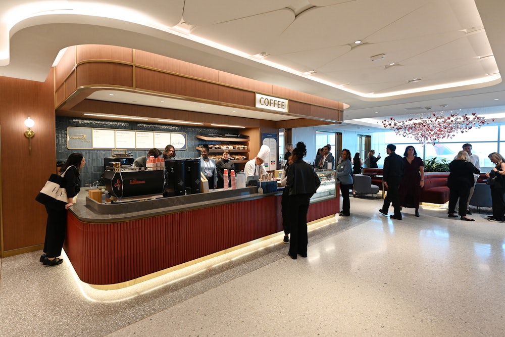 A view inside Capital One’s flagship lounge at JFK Airport in New York City.