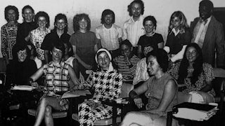 Heather Booth and other abortion rights activists