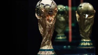 The FIFA World Cup trophy
