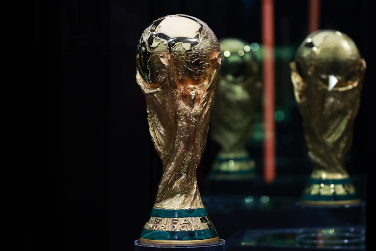 The FIFA World Cup trophy