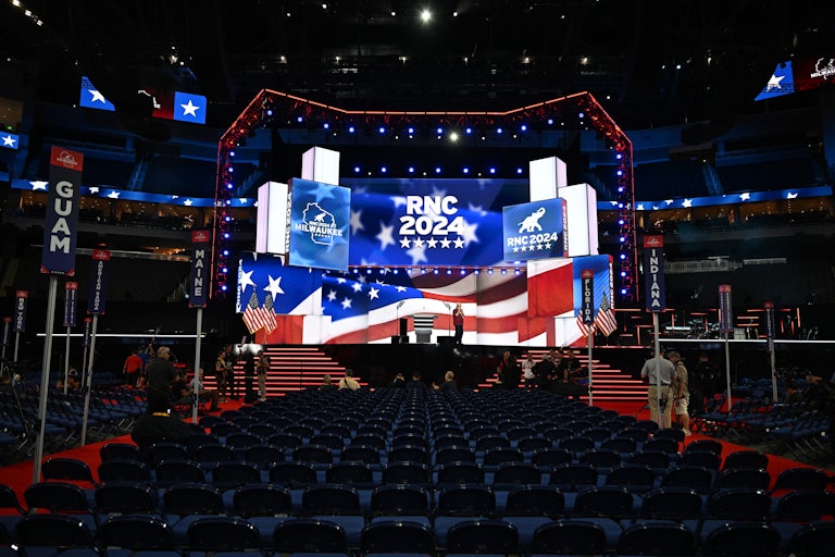 The state at the 2024 RNC in Milwaukee, Wisconsin