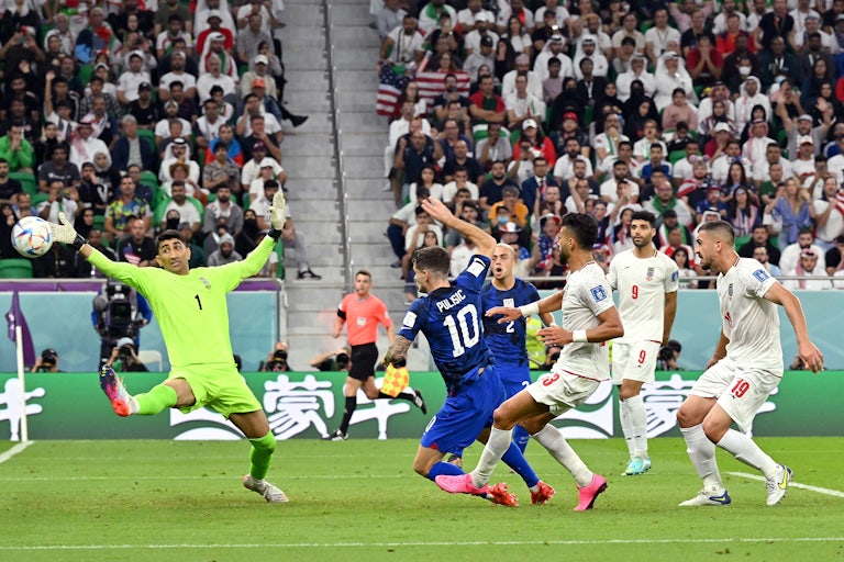 Christian Pulisic scores the game-winning goal against Iran, lifting the U.S. men's national team to the knockout rounds of the World Cup. 