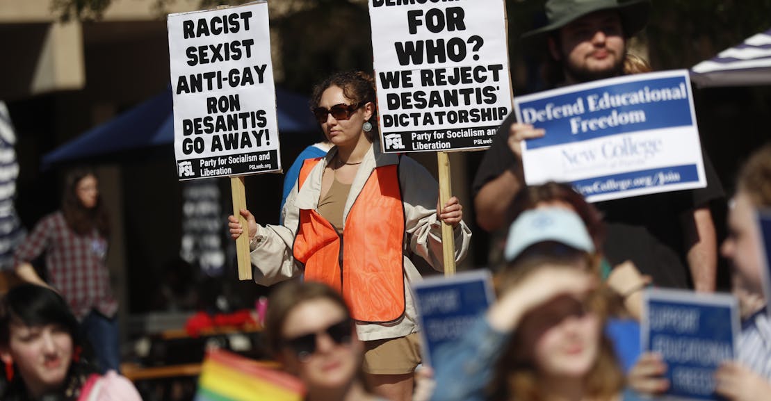 Students Across Florida Walk Out in Protest of Ron DeSantis Students Across Florida Walk Out in Protest of Ron DeSantis