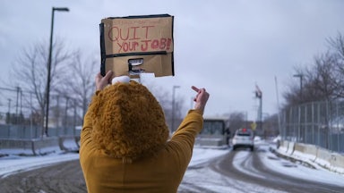 On Tuesday Border Patrol Chief Greg Bovino stated ICE operations are “lawful, they’re targeted and they’re focused on individuals who pose a serious threat to this community,” and described operations as “legal, ethical, and moral”. Here he is seen pepper spraying protesters on Wednesday, January 21st in Minneapolis.