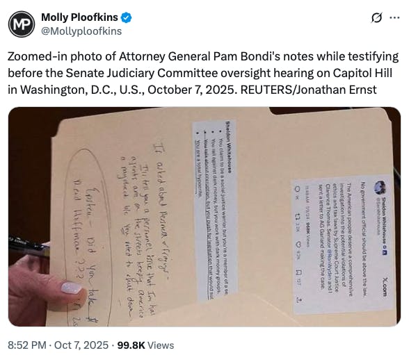 Screenshot of a tweet